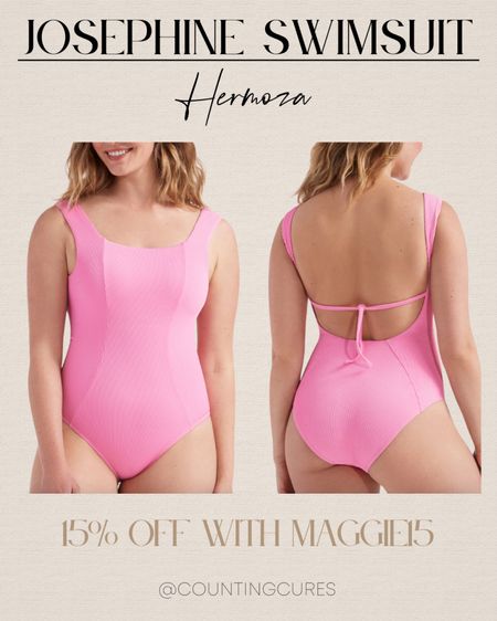 Swim in style with this cute pink swimsuit from Hermoza! Use my code MAGGIE15 for a 15% discount!
#swimwear #summerready #resortwear #onsalenow

#LTKstyletip #LTKSeasonal #LTKswim