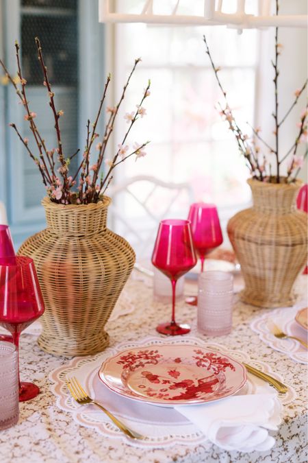 Pink and brown tablescape to transition to fall 💕🍂

#LTKunder100 #LTKhome #LTKstyletip
