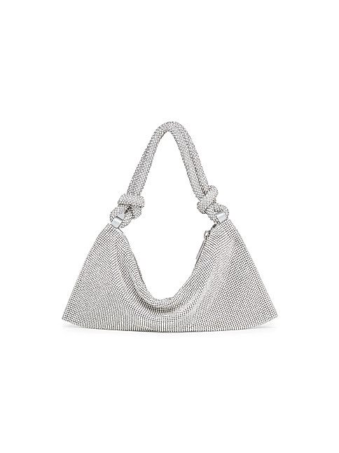 Nano Hera Rhinestone Mesh Shoulder Bag | Saks Fifth Avenue