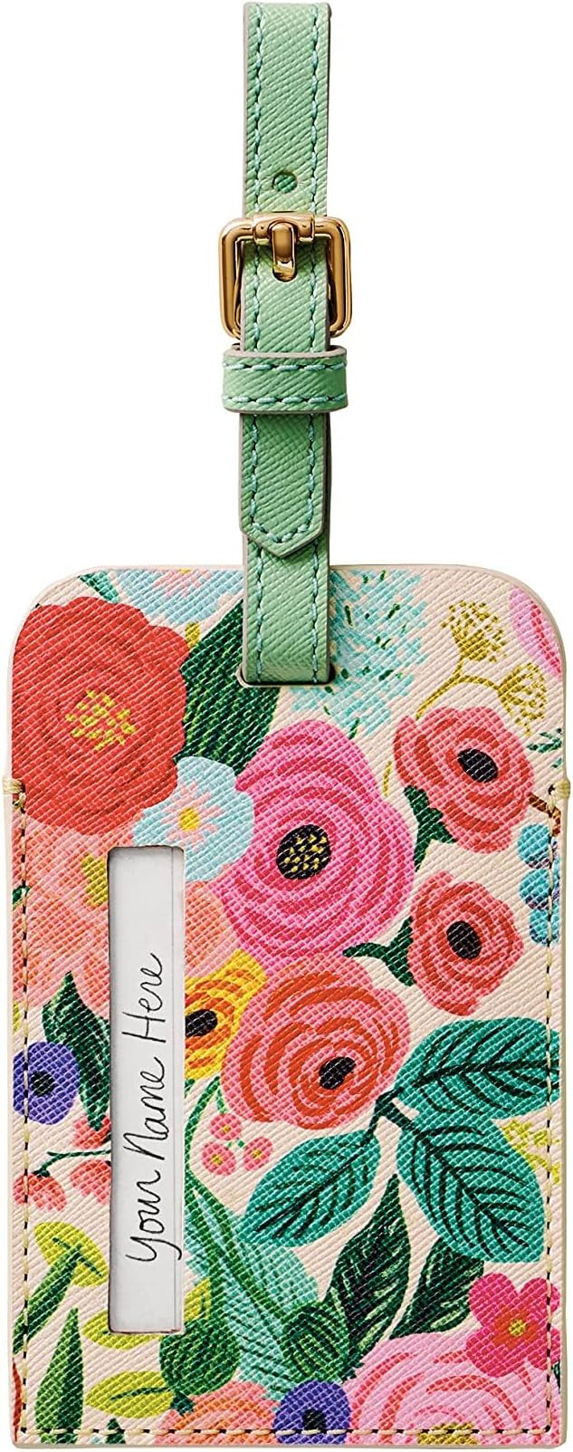RIFLE PAPER CO. Garden Party Luggage Tag for Suitcase and Luggage, Travel Must Have Accessory for... | Amazon (US)