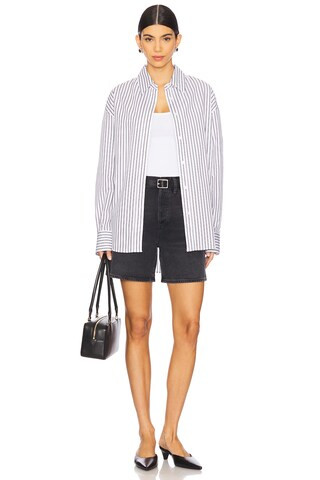 AGOLDE Dame High Rise Baggy Short in Hitch from Revolve.com | Revolve Clothing (Global)