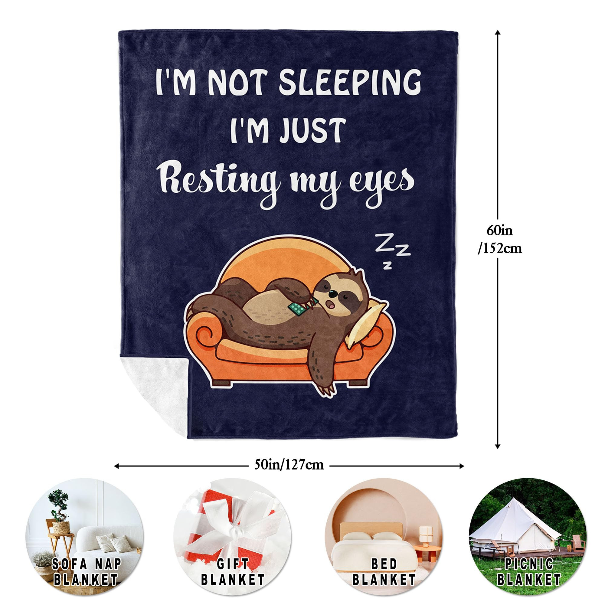 Birthday Gifts for Men, Men Birthday Gift Ideas Blanket Throws 60"x50", Gifts for Dad/Granpa/Husb... | Amazon (US)