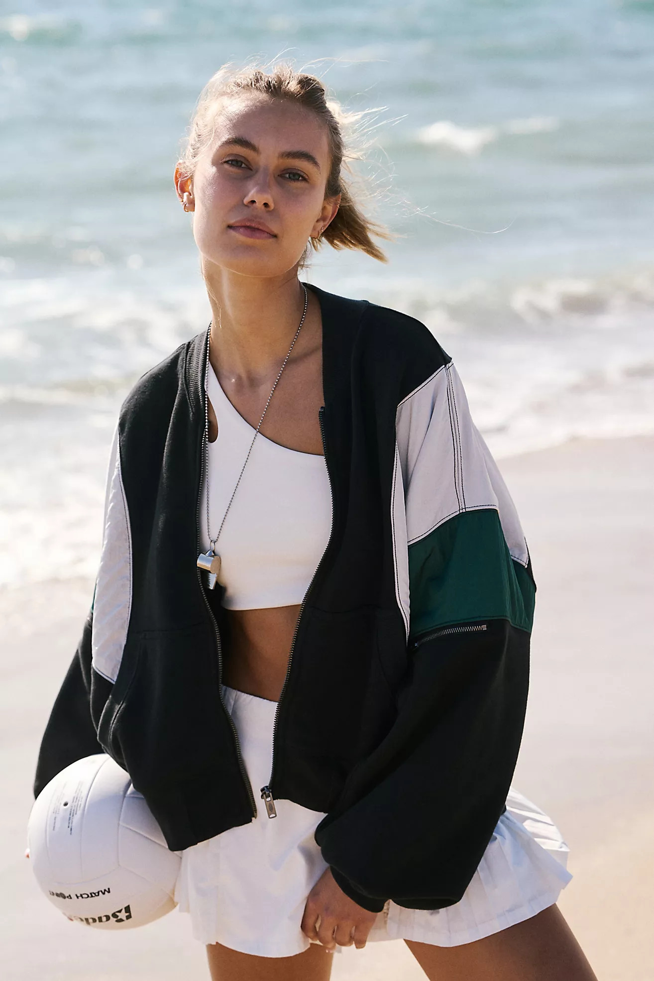 Hot Track Varsity Jacket | Free People (Global - UK&FR Excluded)