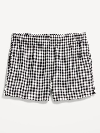 High-Waisted Linen-Blend Shorts -- 3.5-inch inseam | Old Navy (CA)