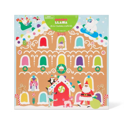 25 days of Christmas Crafts Advent Activity Kit - Mondo Llama™ | Target