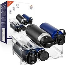 ClearSpace Water Bottle Organizer – Perfect as a Pantry and Cabinet –Water Holder or Wine Rac... | Amazon (US)