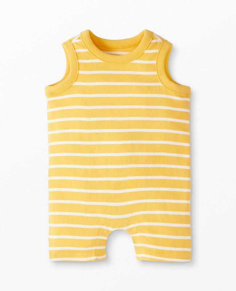 Baby Print Tank Romper In Organic Cotton | Hanna Andersson