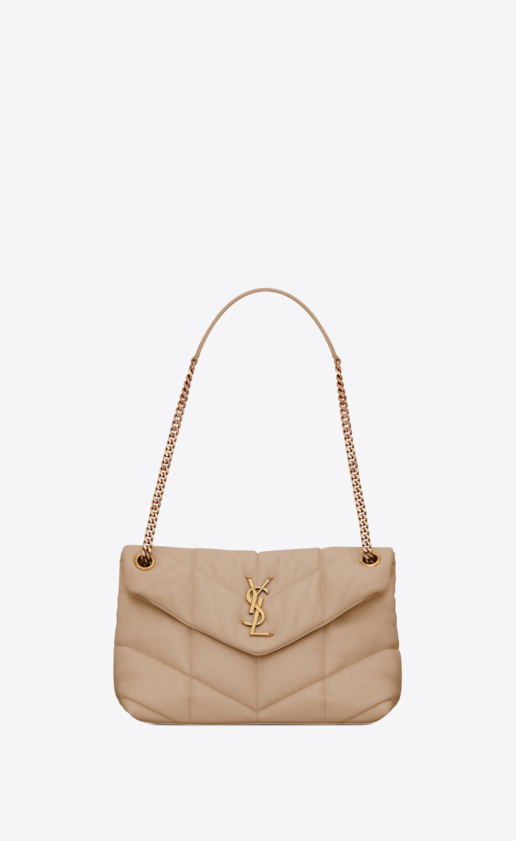 loulou puffer small bag in quilted lambskin | Saint Laurent Inc. (Global)