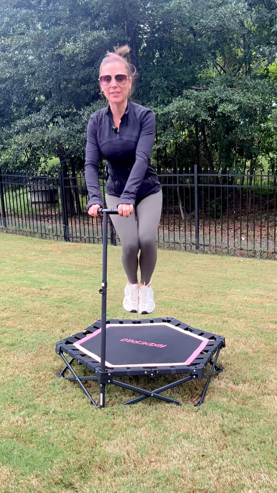 You want to move your body. You know cardio is good for you. You genuinely have every intention of working out…

But then comes getting ready, leaving the house, going to the gym, figuring out your workout, and suddenly you’ve talked yourself out of it. 😂

This is exactly why I love having a mini trampoline at home.

It’s convenient, fun, low-impact, and makes it so much easier to get my cardio in without turning my workout into an entire event.

#AD
#HomeWorkout
#WomenOver40
#LowImpactCardio
#FitnessMotivation
#WorkoutAtHome