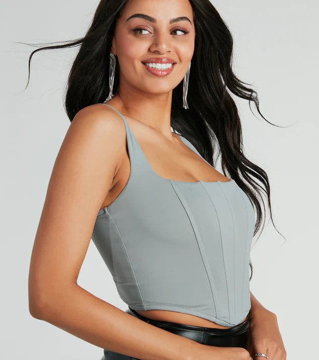 Flawless Energy Smooth Knit Corset Top | Windsor Stores