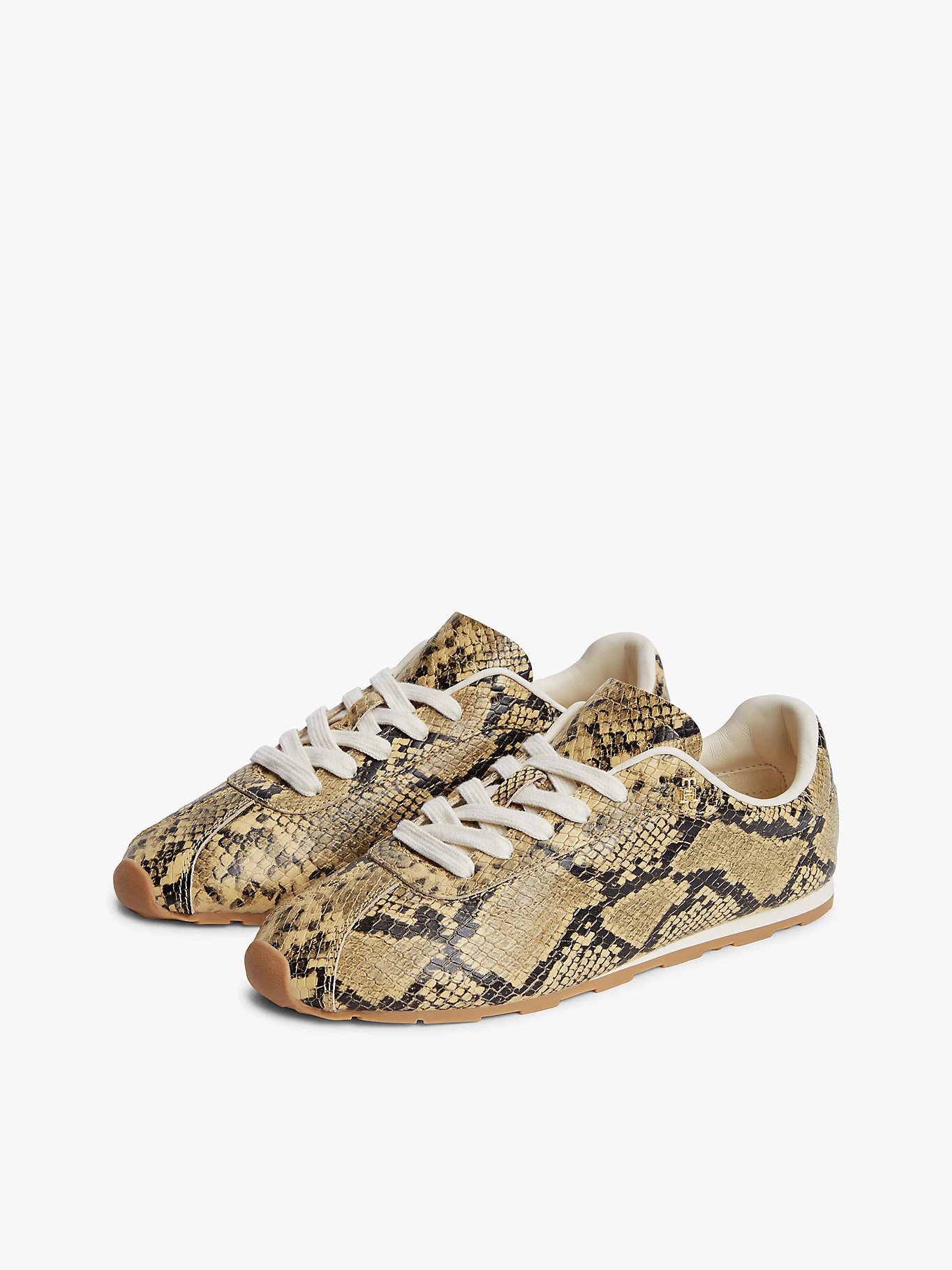Snake Print Leather Trainers | Multi | Tommy Hilfiger | Tommy Hilfiger UK
