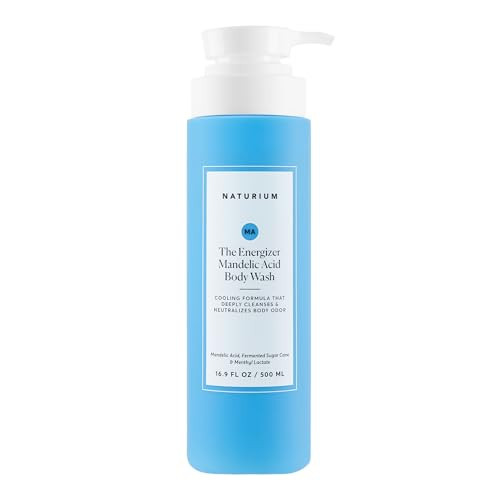Naturium The Energizer Body Wash, Cooling & Refreshing Formula with Mandelic Acid, Deeply Cleanses & Neutralizes Body Odor, 16.9 oz | Amazon (US)