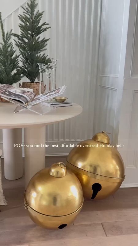 The best purchase I have made! These bells are gorgeous! Mine are size medium and small!!

Follow me @ahillcountryhome for daily shopping trips and styling tips!

Seasonal, home, home decor, decor, holiday, holiday decor, christmas, ahillcountryhomee

#LTKover40 #LTKSeasonal #LTKhome