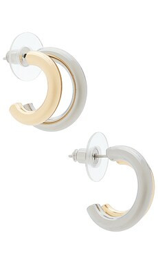 Lovers and Friends Mira Earrings in Gold/silver from Revolve.com | Revolve Clothing (Global)