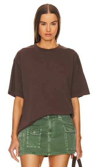 The Relaxed Tee in Brown | Revolve Clothing (Global)