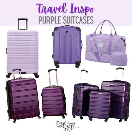 The best purple luggage finds! 😍✨💜

#LTKover40 #LTKstyletip #LTKtravel