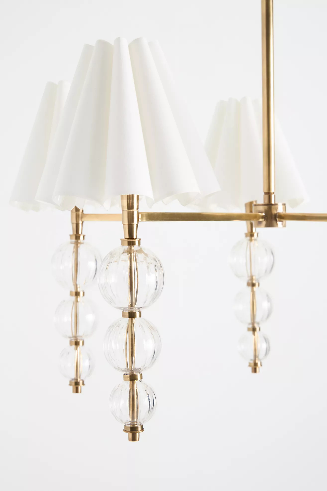 Giulia Cut-Glass Shaded Chandelier | Anthropologie (US)