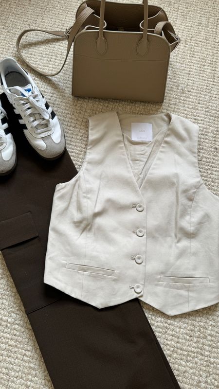 Outfit of Todays reel
How to wear a vest 7 ways outfit ideas
Vest + brown cargo skirt +  Adidas Samba Sneakers + The Row margaux 10


#LTKStyleTip #LTKFindsUnder100