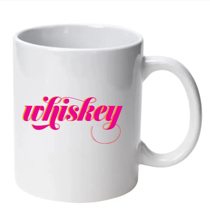 Whiskey Lover! : Coffee Mug | Coffee Mug-Motivational Mug-Pink Ceramic Coffee Mug- gift for her | Etsy (US)