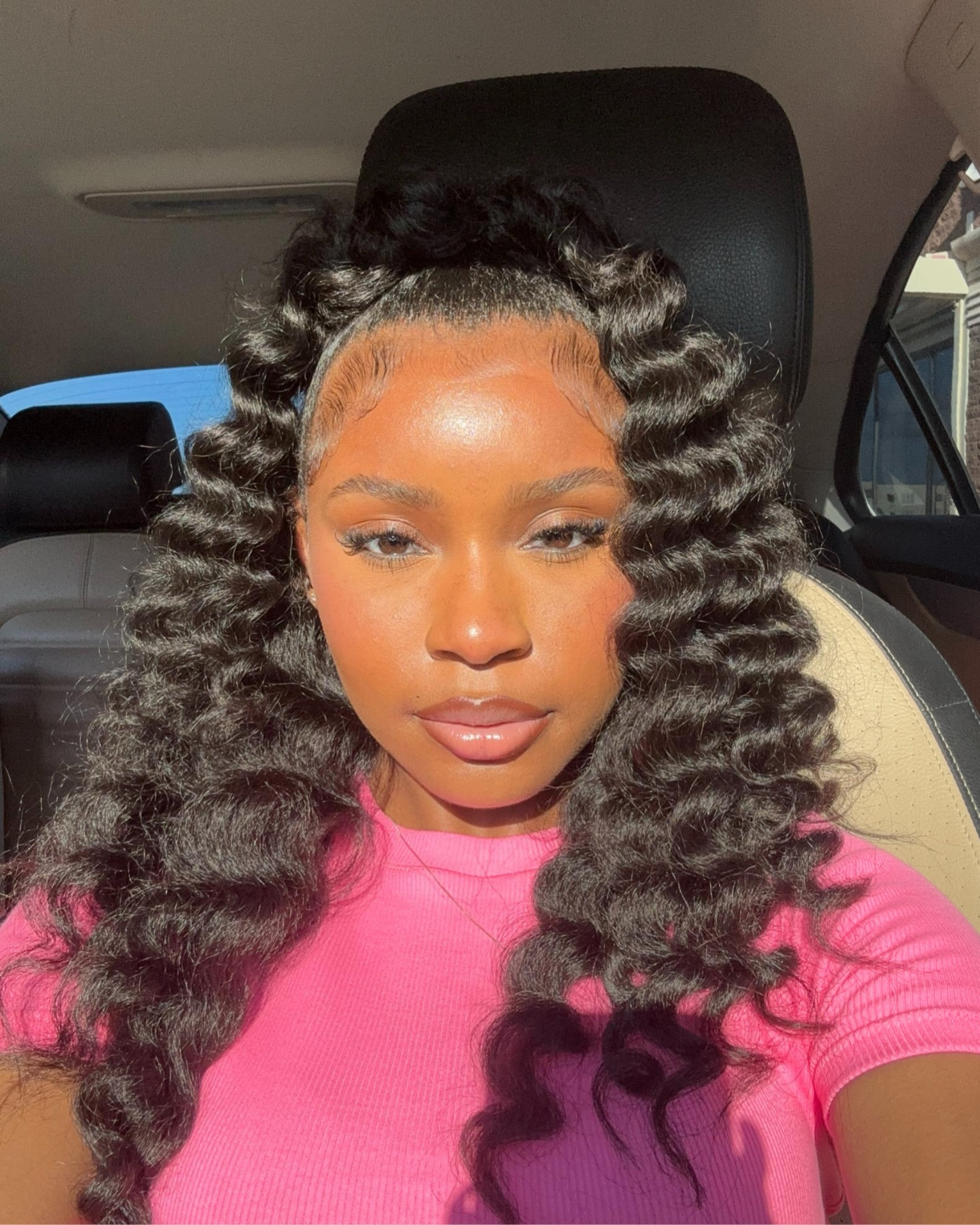 Kinky straight | 22” | 2 packs for a full head | *wand curled*