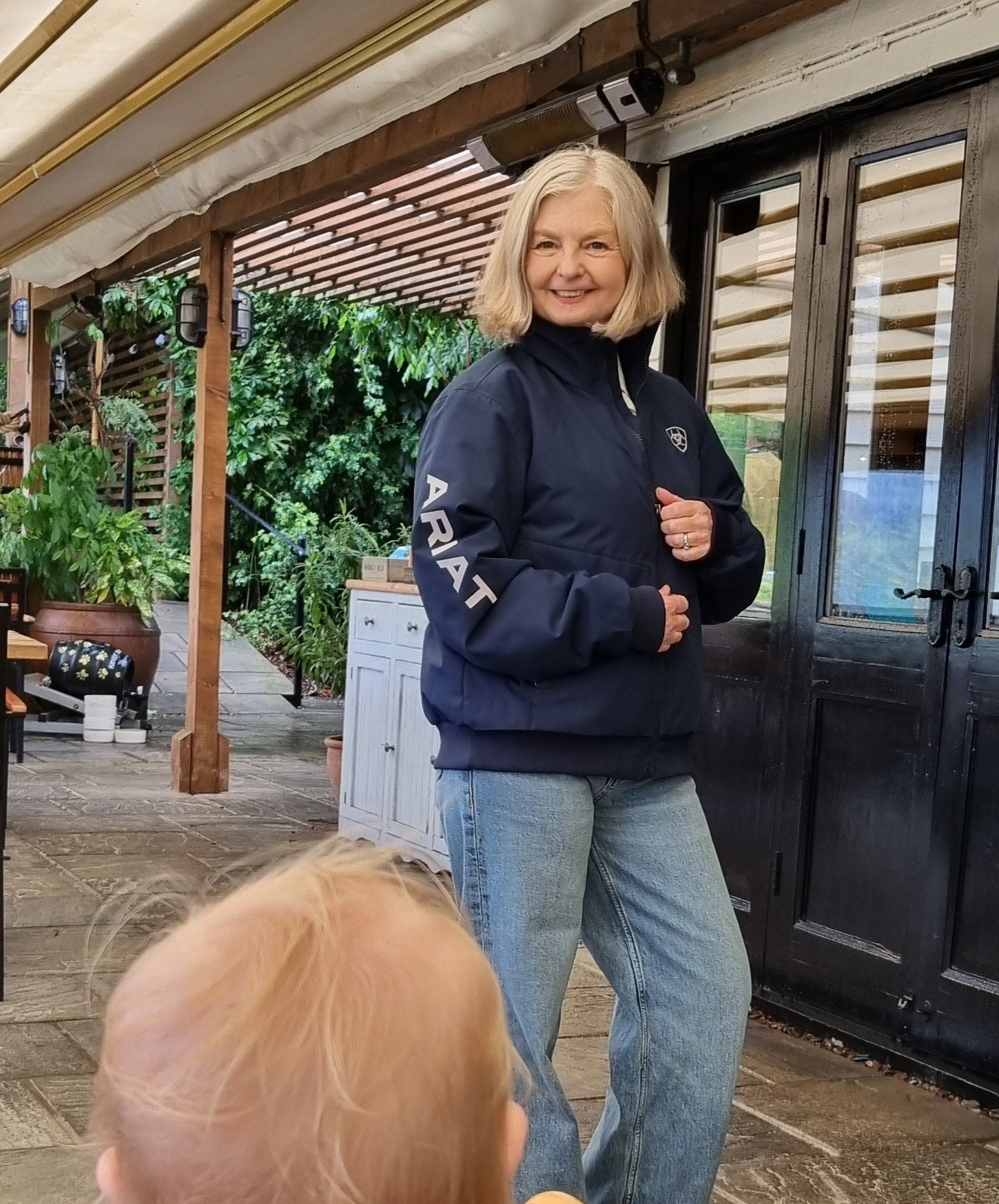 On a rainy British day with grandbaby an Ariat jacket is ideal.

#LTKsummer #LTKfestival #LTKuk