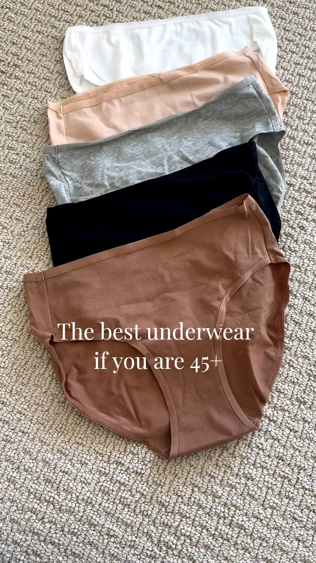 Finally found underwear that actually checks every box comfort, coverage, and no constant adjusting. Soft, breathable fabric with a smooth fit that feels supportive and stays but all day. Also SUPER affordable! #everydayessentials #underwear #Over40Style

#LTKmomlife #LTKSaleAlert #LTKOver40