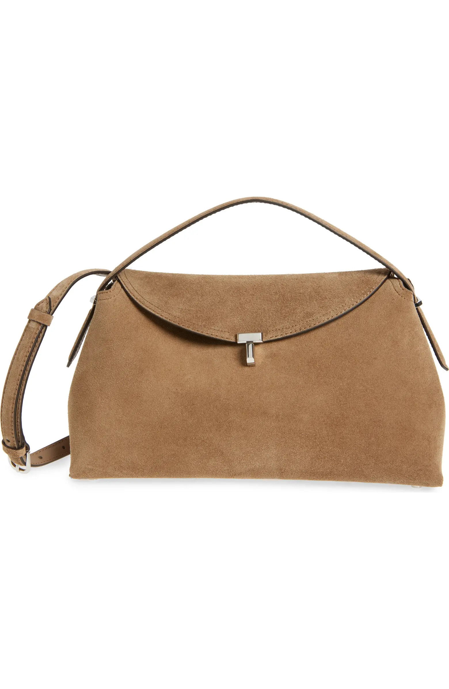 T-Lock Top Handle Leather Shoulder Bag | Nordstrom