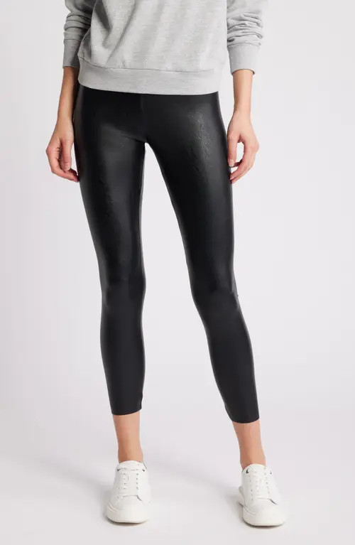 Commando Faux Leather Leggings in Black at Nordstrom, Size X-Small | Nordstrom