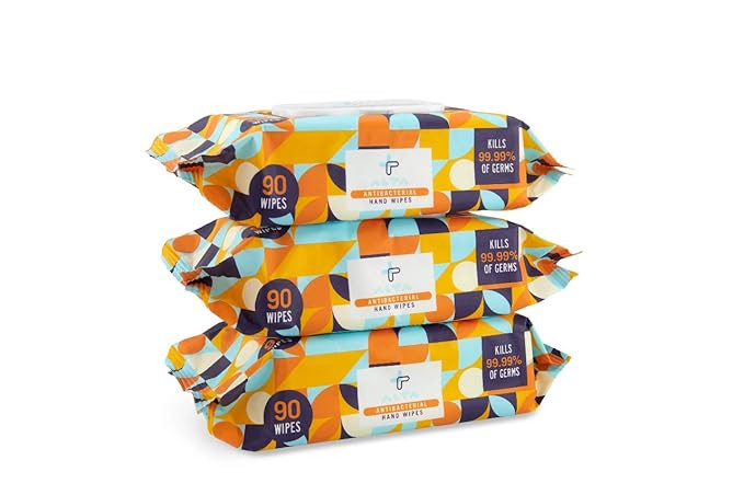 Alta + Antibacterial Hand Wipes 90 Wipes (3) Packs | Amazon (US)
