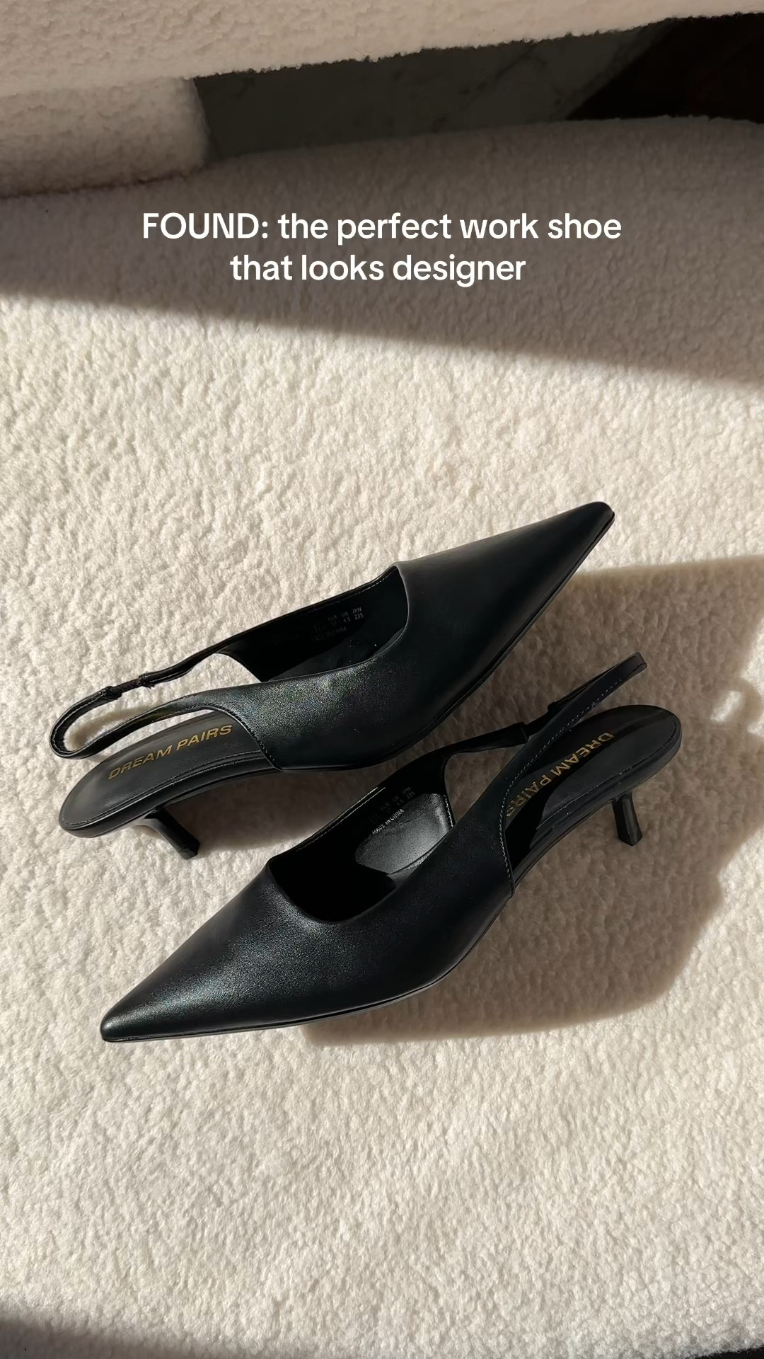Found the perfect work shoes!! These gorgeous slingbacks are so timeless and chic and definitely give designer for less! They look just like my vintage manolos! 

#LTKWorkwear