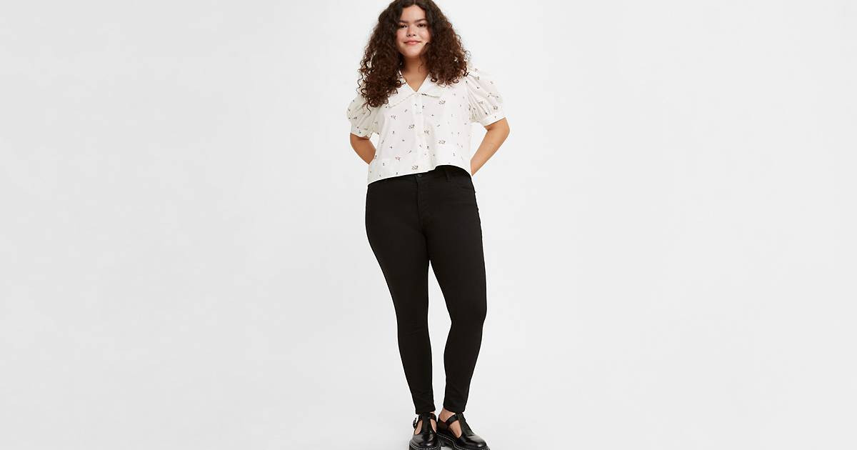 720 High Rise Super Skinny Women's Jeans - Black | Levi's® US | LEVI'S (US)