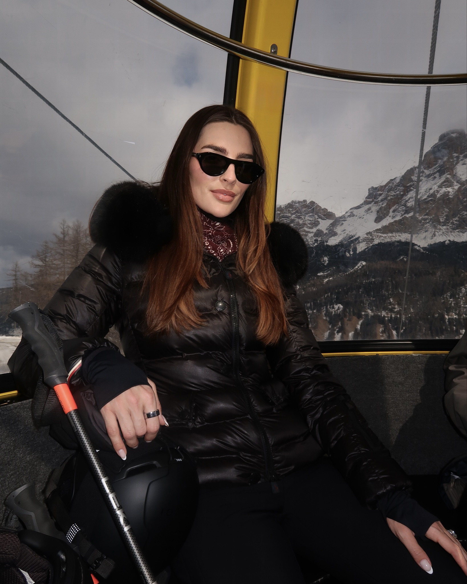 Ski day one in the dolomites, moncler jacket, perfect moment ski pants, Prada sunglasses, apres ski 

#LTKTravel