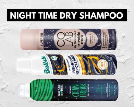 My Top 3 Night Time Dry Shampoo
1. Not Your Mother’s 
2. Batiste
3. COLAB 
#haircare #walmartbeauty #dryshampoo

#LTKbeauty #LTKFind #LTKSeasonal