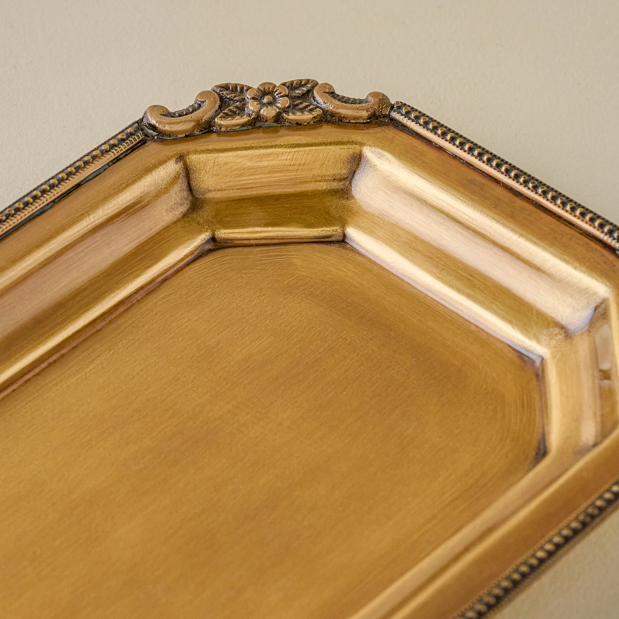 Juliet Antiqued Brass Tray | Magnolia