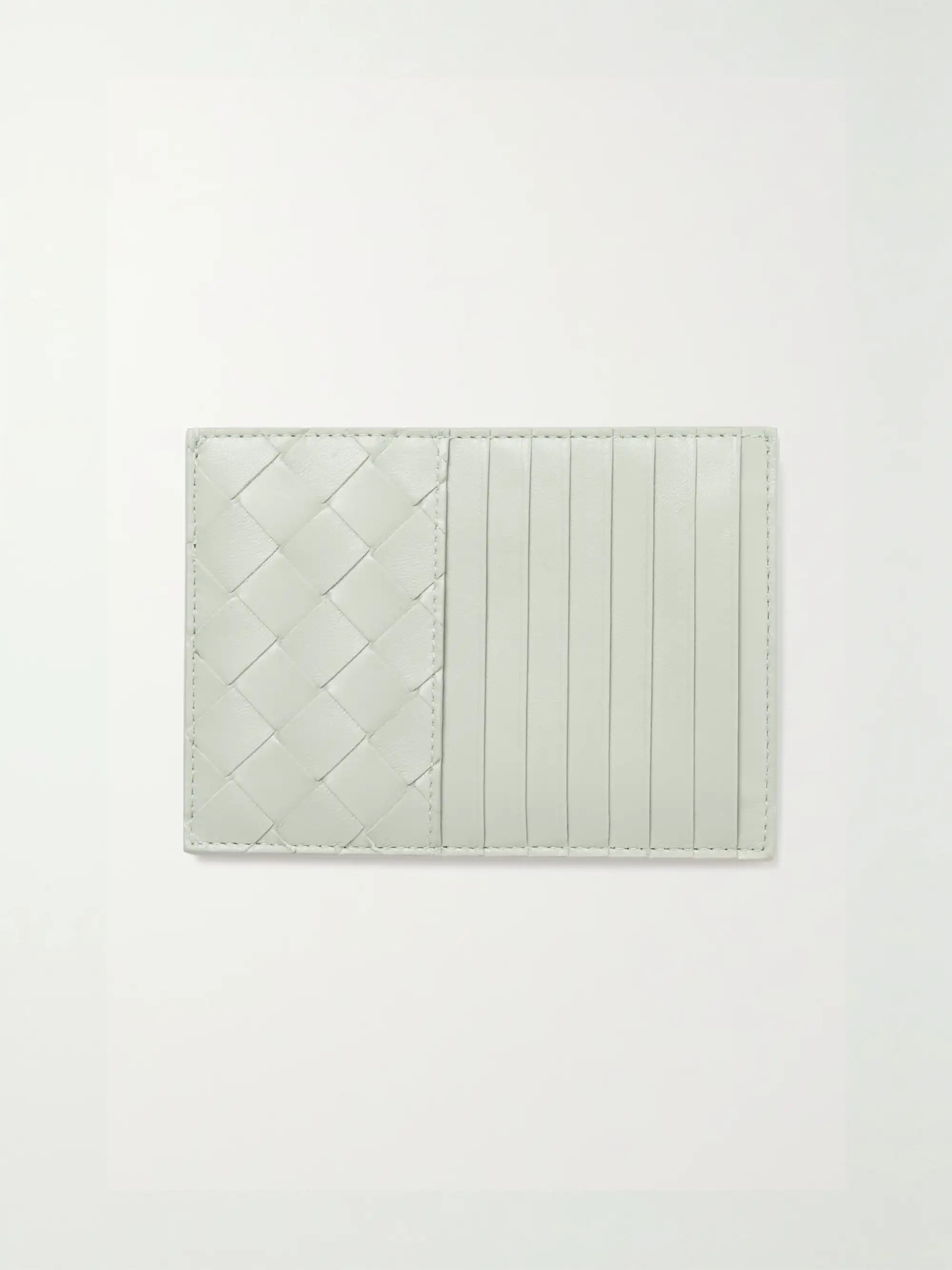 Intrecciato leather cardholder | NET-A-PORTER (US)