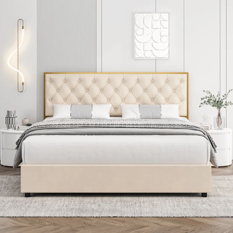 Duyen Upholstered Storage Bed | Wayfair North America