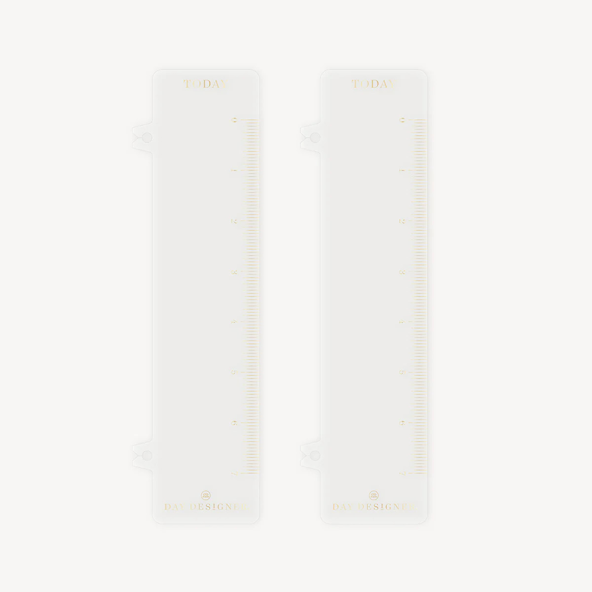 Flagship Bookmark Planner Rulers: 2-Pack Set | Day Designer