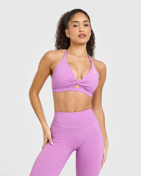 Unified Twist Sports Bra 
 Orchid Purple | Oner Active (UK / US)