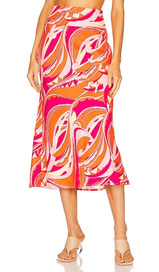 Laith Skirt in Persian Paisley Rose | Revolve Clothing (Global)