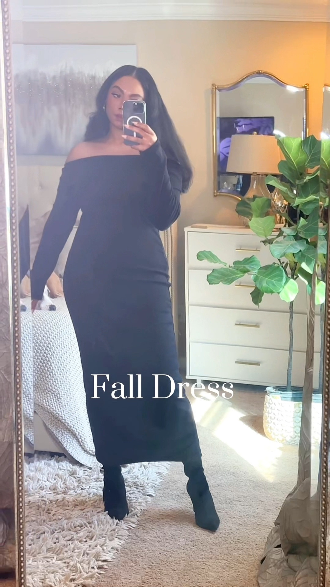 The price on these off the shoulder dresses are unbelievable. I got my normal size 10 but could have sized down to an 8. 

#LTKsalealert #LTKstyletip #LTKmidsize