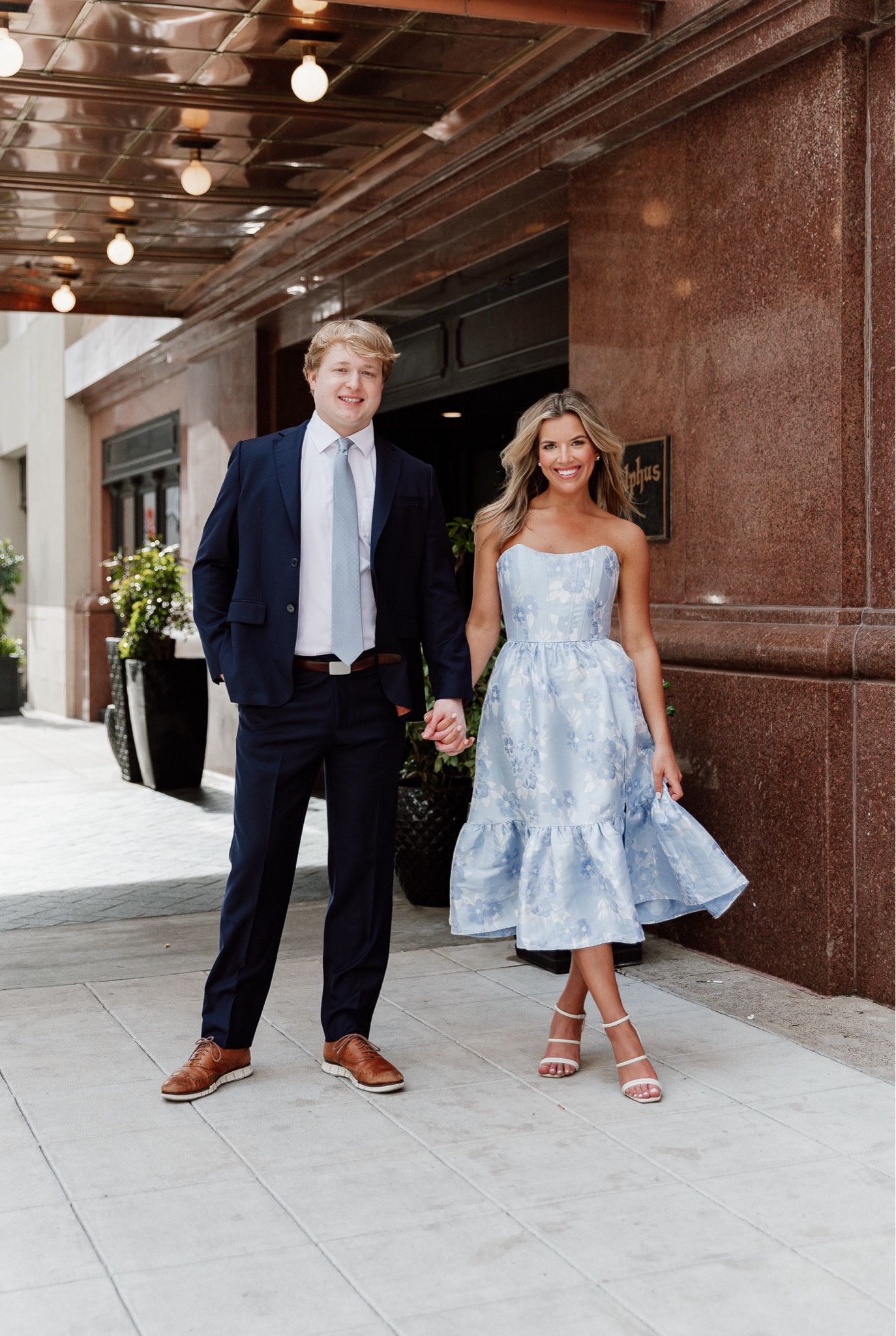 obsessed with this dress I wore for my engagement photos 🩵 linked similar styles 

#LTKStyleTip #LTKWedding
