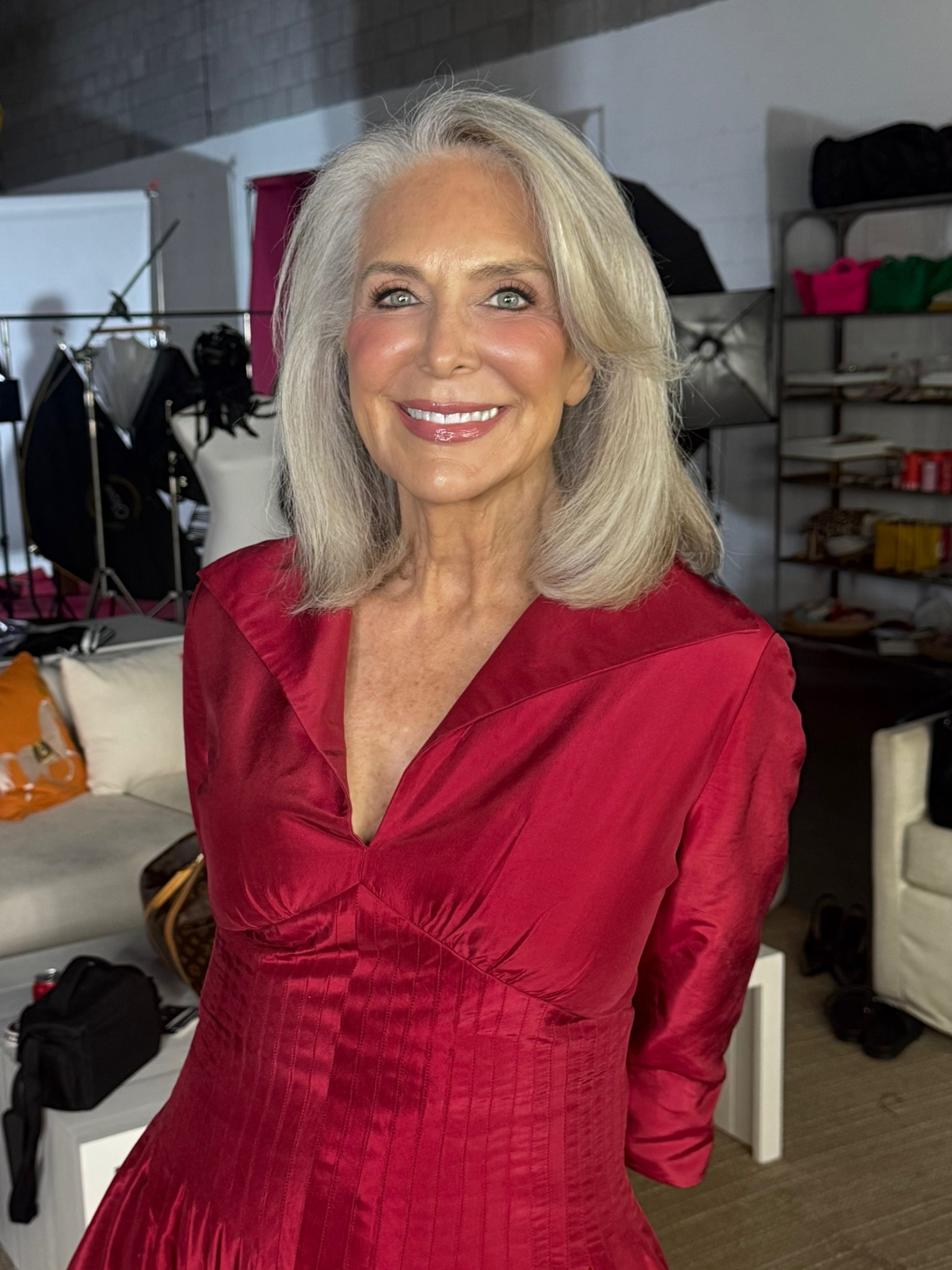 The skin was prepped with Le balm, Bonjout, I mixed Natura Bisse with #8 Milk Hydro Grip foundation for her base, her under eye was Kosas in color “magic” and I set that with Ysl #4, Blush was Patrick Ta “she’s that girl”, lips are Pillow talk medium liner with lipstick and add lawless gloss in Velvet! Can you guess her age!!? 

#LTKOver40 #LTKBeauty #LTKselfcare