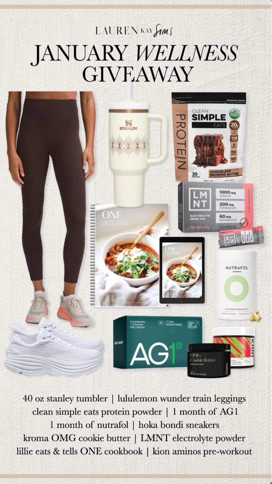 can’t wait to see if you win? everything linked below!! 

to enter just like all my IG posts in January + add a 💚 in the comments for a bonus entry! 


#LTKbeauty #LTKGiftGuide #LTKfitness