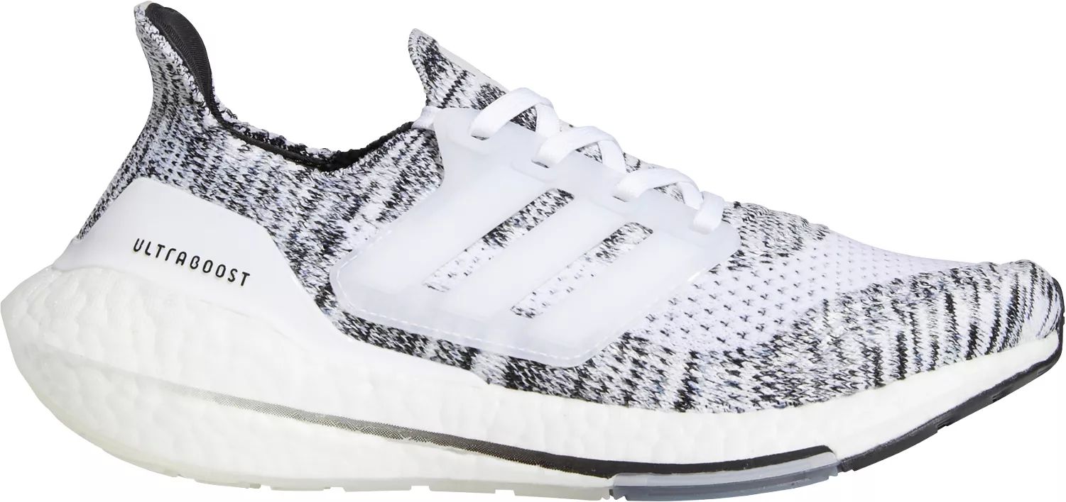 adidas Women's Ultraboost 21 Running Shoes, Size 7.5, Oreo | Dick's Sporting Goods