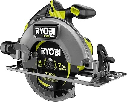 RYOBI ONE+ HP 18V Brushless Cordless 7-1/4 in. Circular Saw (Tool Only) PBLCS300B | Amazon (US)