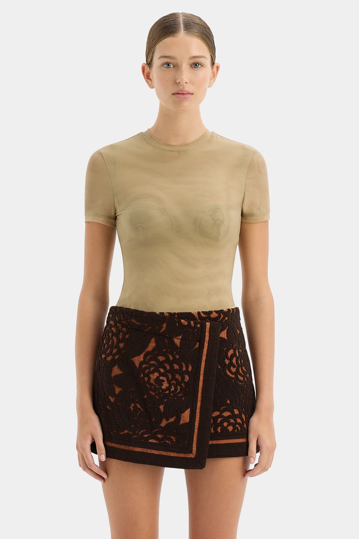 Jacques Mesh Fitted Tee | Sir The Label (US)