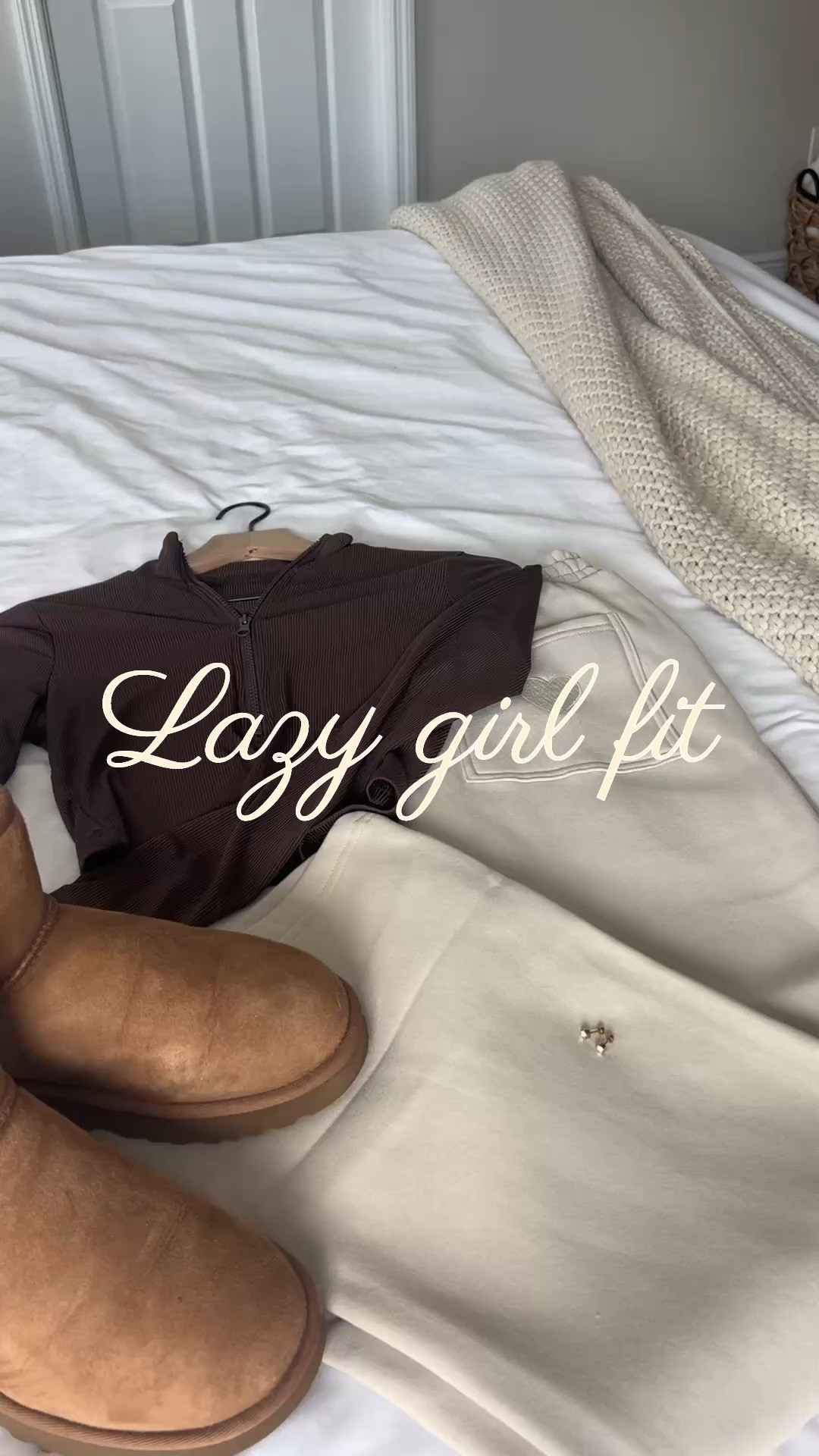 Lazy girl outfit formula but make it cute 🤎☁️

Cropped zip pullover & the coziest cream sweats.. the kind of throw on look that still feels put together 💅🏻 Perfect for slow mornings, coffee runs, quick errands, or those “I might go to the gym… or I might stay on the couch” kind of days 😴

The best athleisure pieces are the ones you don’t have to think about. Comfy, cozy, and ready for whatever the day turns into 😌

#lazygirloutfit #athleisurevibes #cozyneutralstyle #effortlessoutfit #everydayathleisure #comfyandcute #neutraloutfitideas #cozygirlvibes #casualstyleinspo #errandoutfit #loungestyle #throwonandgo

#LTKU #LTKSaleAlert #LTKSeasonal