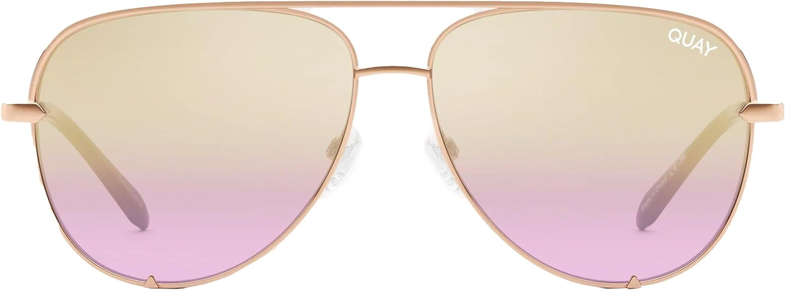 Quay - Sunglasses for Men & Women, Aviator Lenses with UV Protection, Oversized Sunglasses (High ... | Amazon (US)