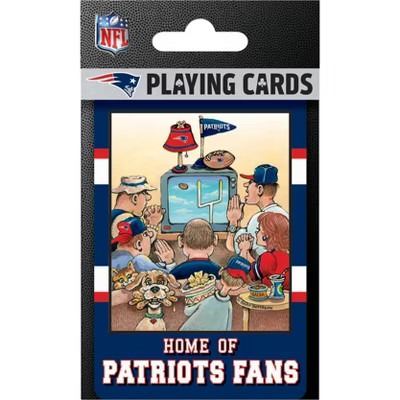 MasterPieces Officially Licensed NFL New England Patriots Fan Deck Playing Cards - 54 Card Deck | Target