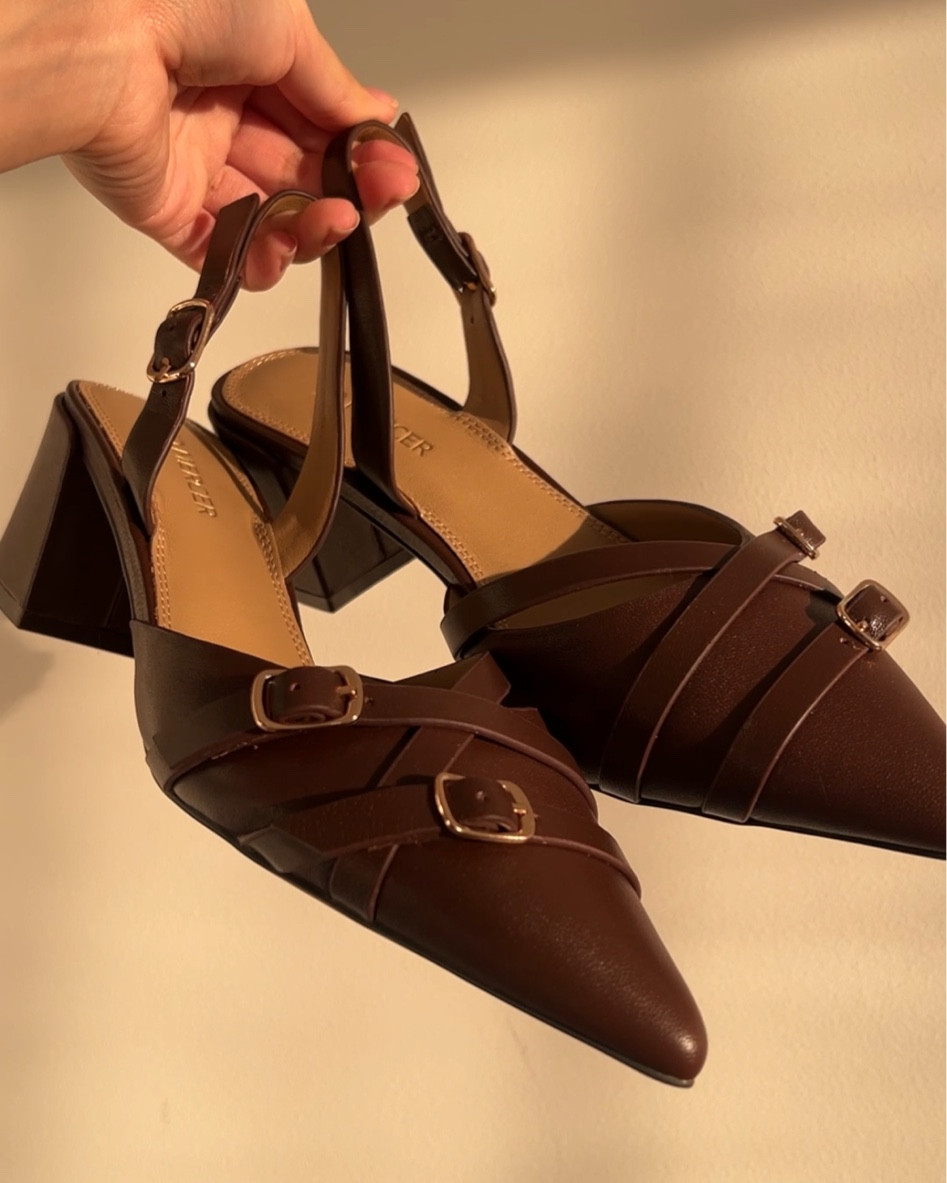 The perfect slingback heels🤎

#LTKshoes #LTKworkwear #LTKstyletip